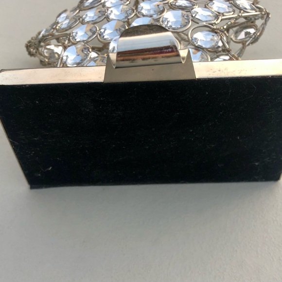 Silver Star Stocking Holder Rhinestones Moldable - Picture 2 of 7